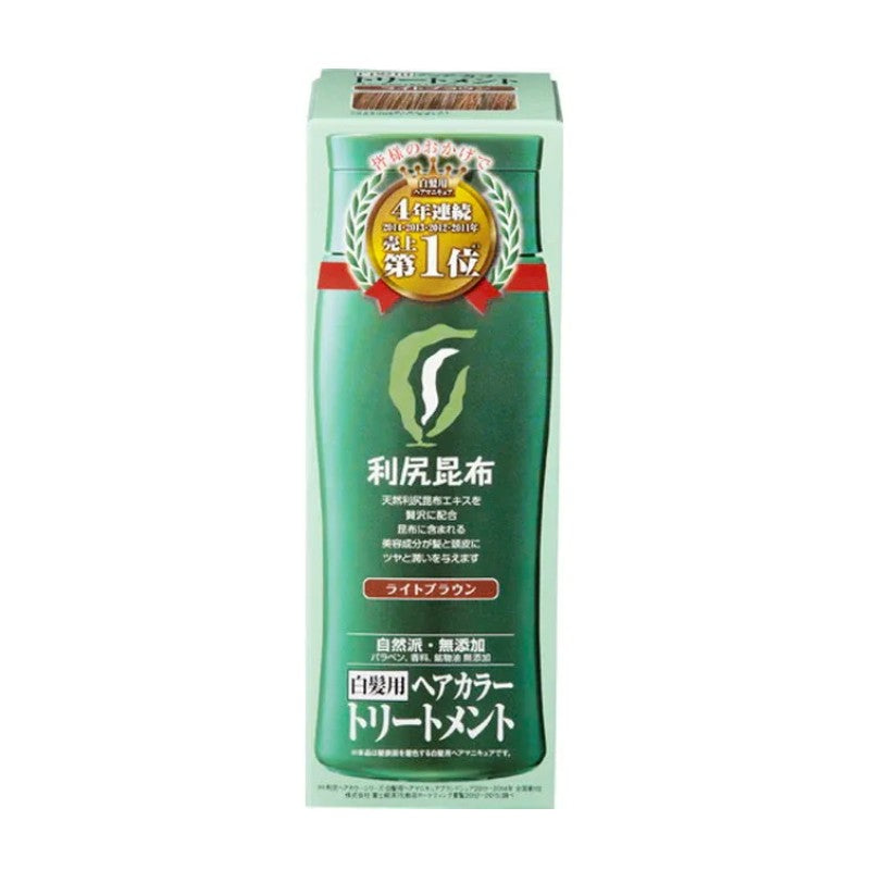 Rishiri Kombu利尻昆布天然植物染发护色剂浅棕色 200g