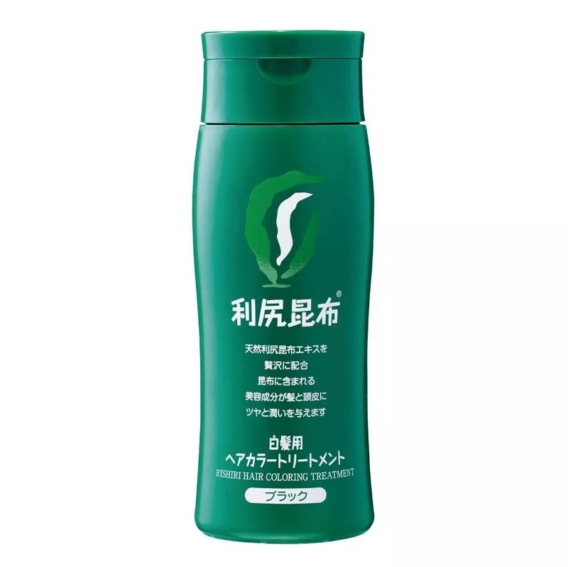 Hidaka Konbu利尻昆布天然植物染发护色剂黑色 200g