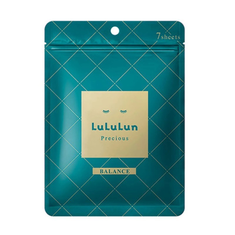Lululun Precious Green Balance Face Mask 7pcs