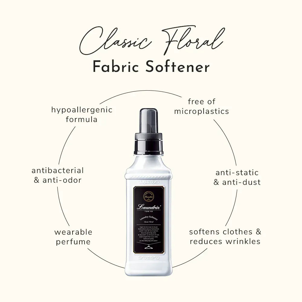 Laundrin Fabric Softener Classic Floral 600ml