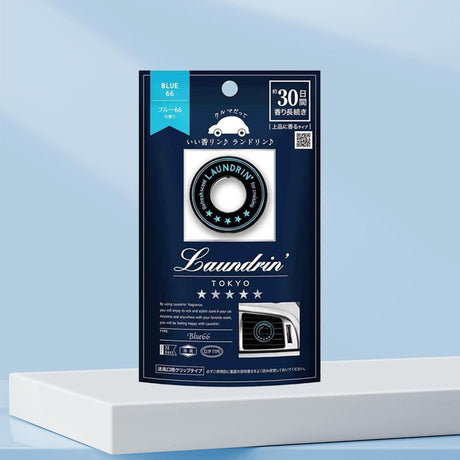 Laundrin Car Air Freshener Clip Type Blue 66 1pcs