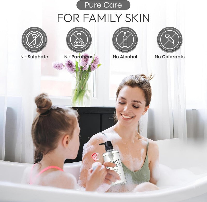 Botanist Botanical Moist Foaming Body Soap Rose & White Peach 450ml