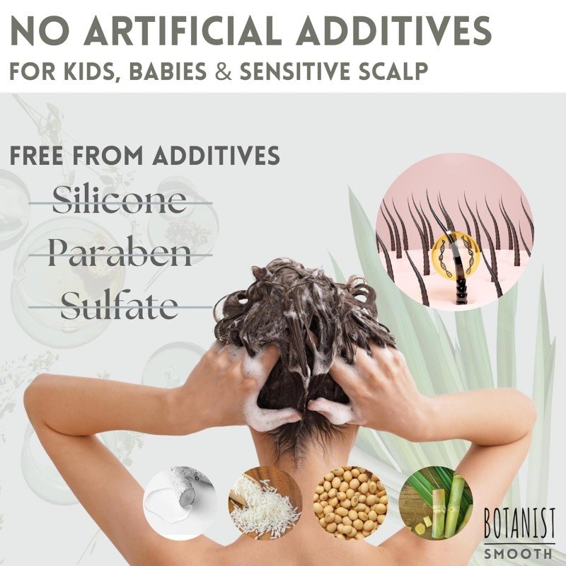 Botanist植物学家保湿柔顺洗发水青苹果&玫瑰 460ml