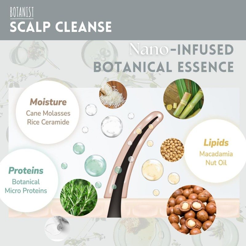 Botanist Botanical Shampoo Scalp Cleanse Lime & Leaf Green 460ml
