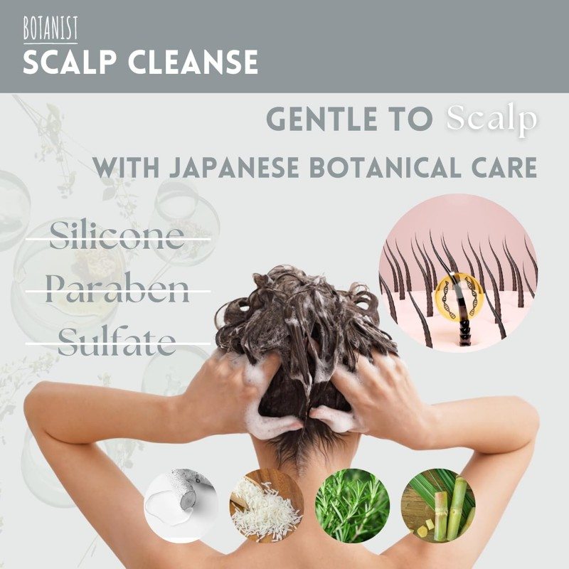 Botanist Botanical Shampoo Scalp Cleanse Lime & Leaf Green 460ml