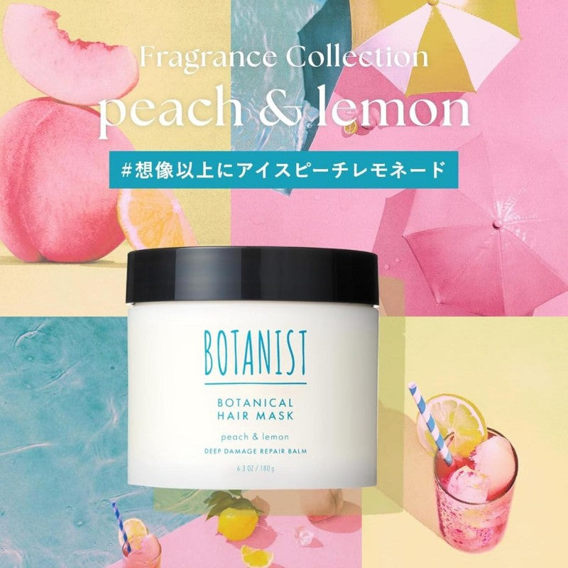 Botanist Botanical Hair Mask Deep Damage Repair Balm Peach & Lemon 180g