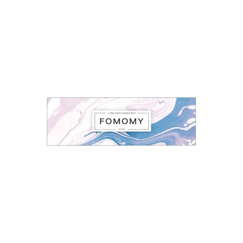 Fomomy 1-Day Colored Contact Lenses Mix Gary -4.00 10pcs