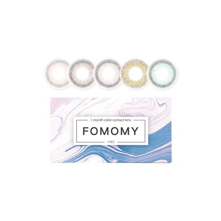 Fomomy 1-Day Colored Contact Lenses Cameo Pink -6.50 10pcs