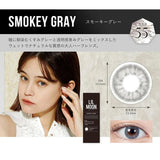 LIL Moon 1-Day Colored Contact Lens Smokey Gray -2.50 10pcs