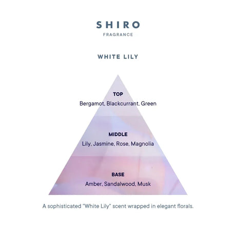 Shiro Fragrance Diffuser White Lily 180ml