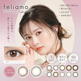 Feliamo 1-Day Color Lens Affogato -2.50 10pcs