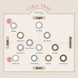 Feliamo 1-Day Colored Contact Lens Affogato -1.50 10pcs