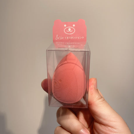 &Be Beauty Egg Sponge Pink Bear
