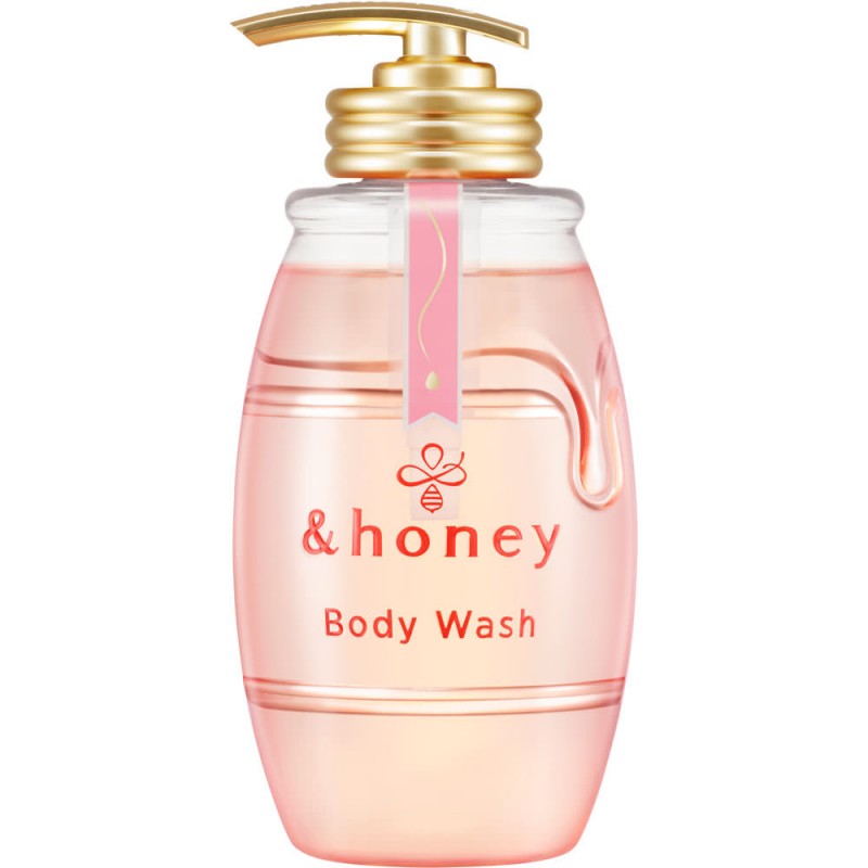 &Honey Body Wash Pure Rose Honey Deep Moist Gel 500ml