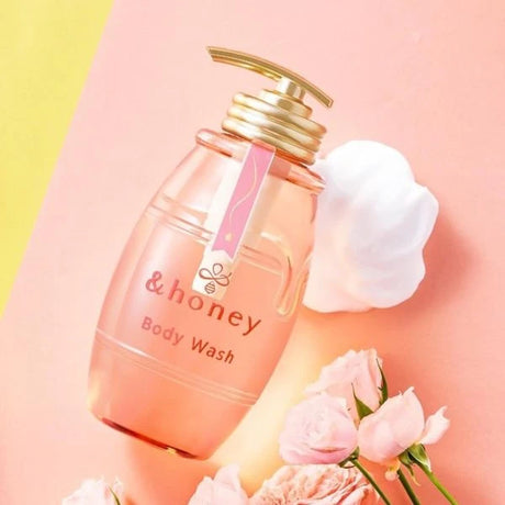 &Honey Body Wash Pure Rose Honey Deep Moist Gel 500ml