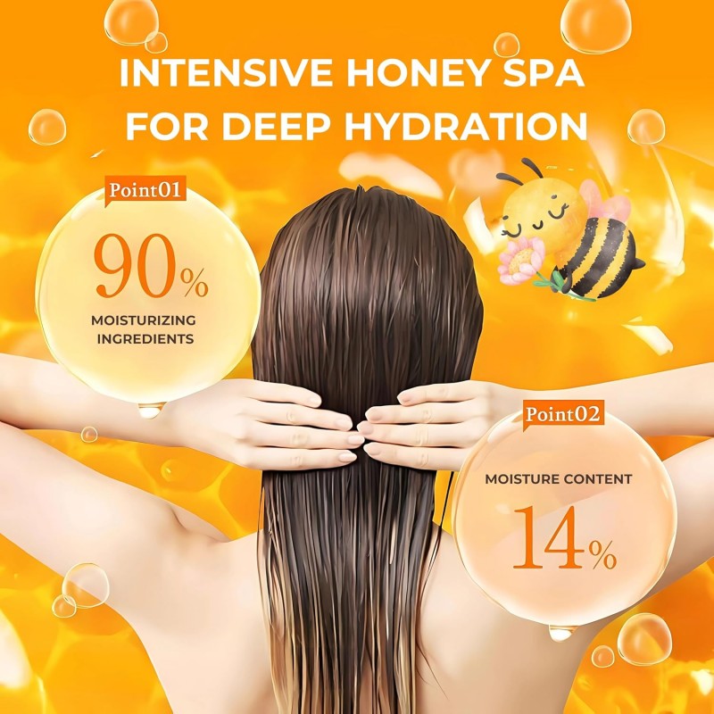 &Honey安蒂花子乳润珍萃EX修护洗发水1.0​​ 500ml