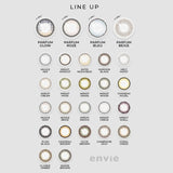 Envie 1 Day Colored Contact Lens Minuit Indigo -4.75 10pcs