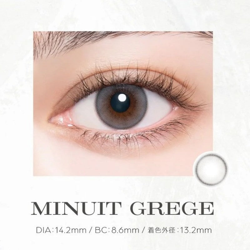 Envie 1 Day Color Contact Lens Minuit Grege -2.00 10pcs