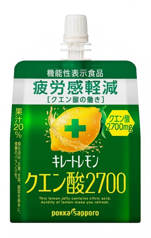 Pokka Chelated Lemon Citric Acid 2700 Jelly 165g