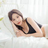 E-Heart Thick Strap Black Beauty Bra Black S 1pcs