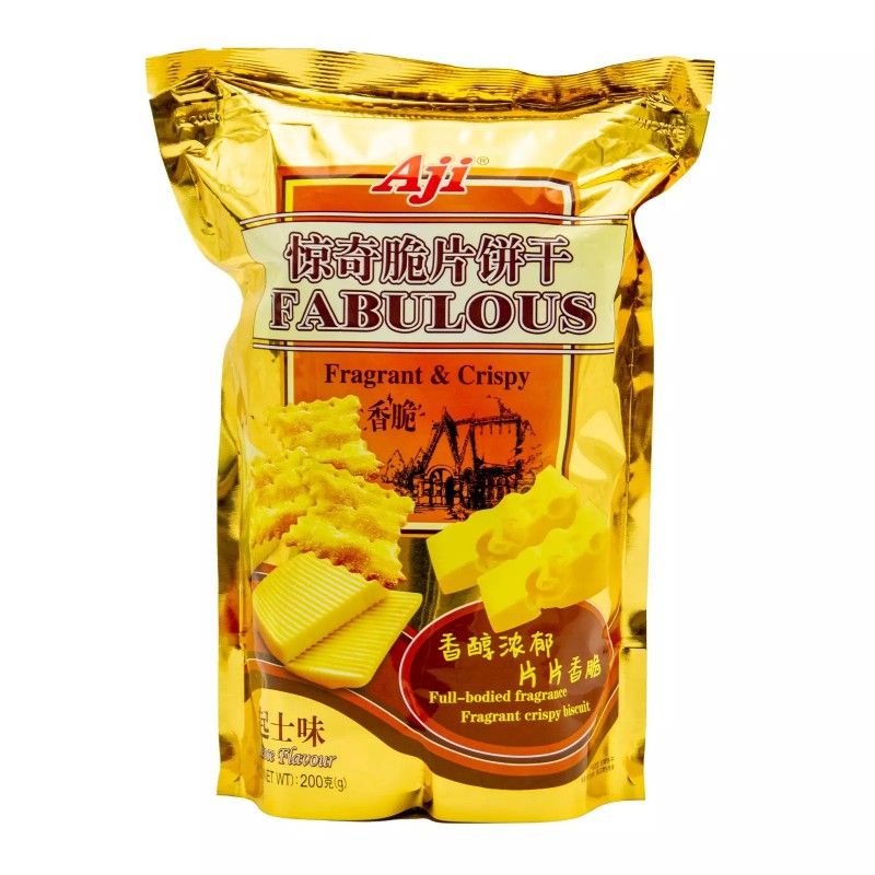 Aji Crispy Cookies Cheese Flavor 200g
