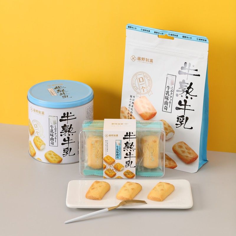 Fujinoseika藤野制果半熟牛乳曲奇牛乳味