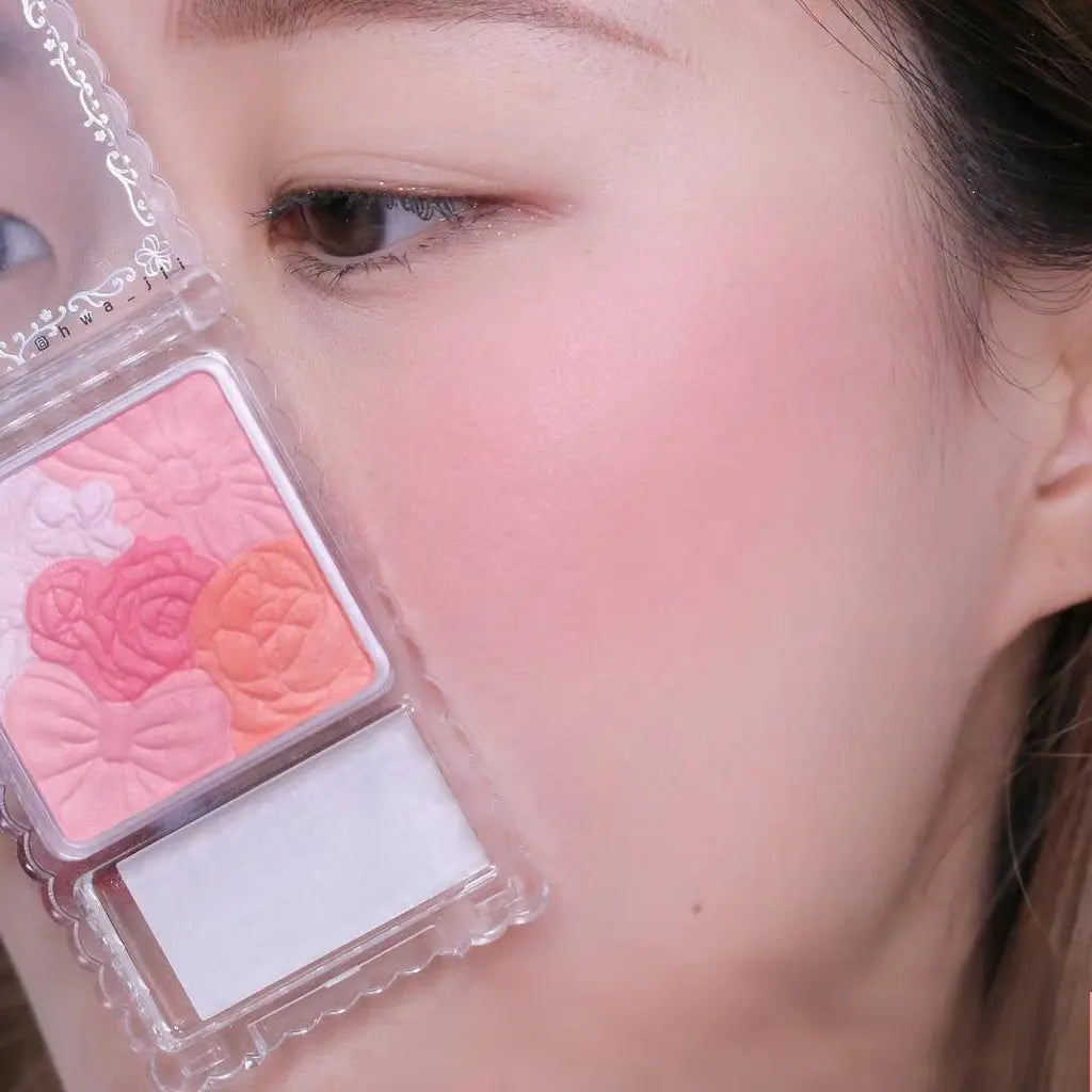 Canmake Glow Fleur Cheeks #02 Apricot Fleur