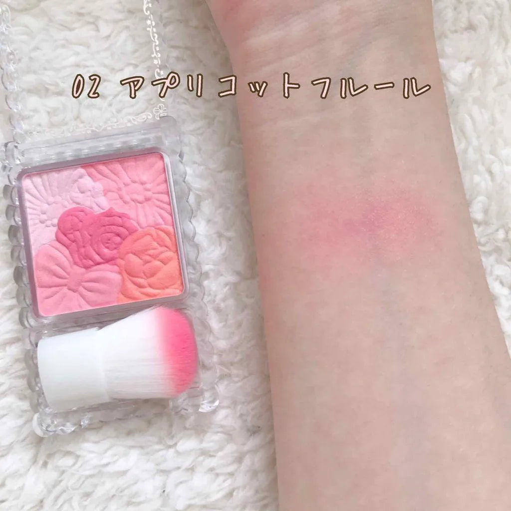 Canmake Glow Fleur Cheeks #02 Apricot Fleur