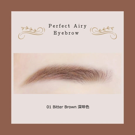Canmake Perfect Airy Eyebrow Pencil #01 Bitter Brown