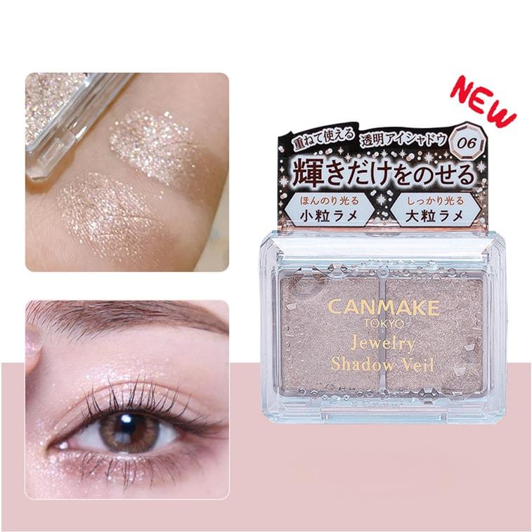 Canmake Palette Jewelry Shadow Veil #06 Ballerina Beige