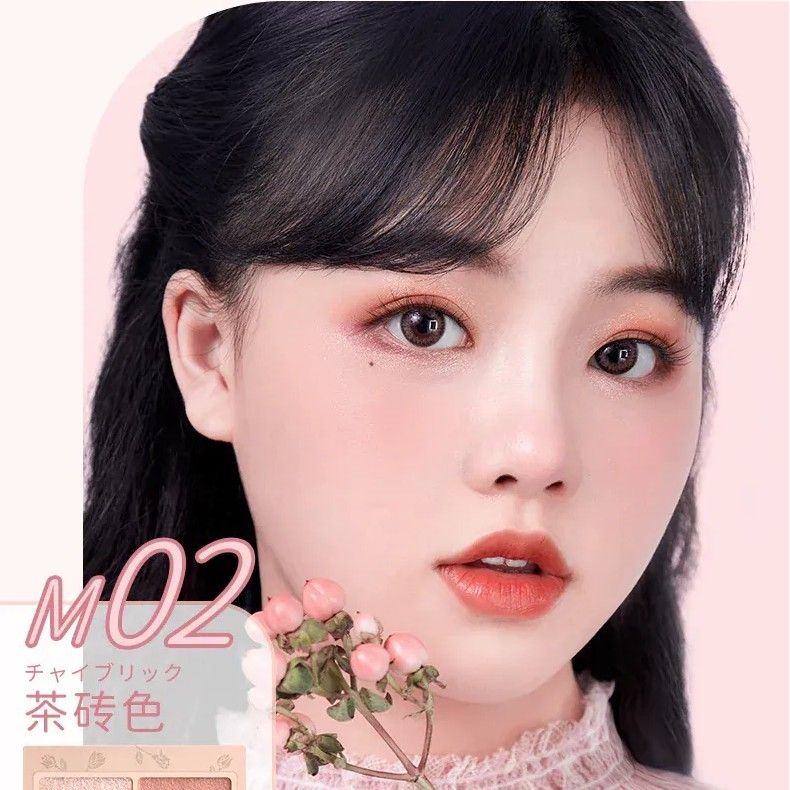Canmake井田舒芙蕾四色眼影盘#M02茶砖色