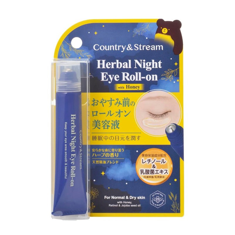 Country & Stream夜用乳酸菌草本舒缓精华眼部滚珠眼霜 15ml
