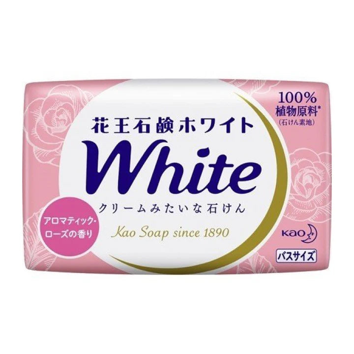 Kao花王White植物香皂玫瑰香 130g