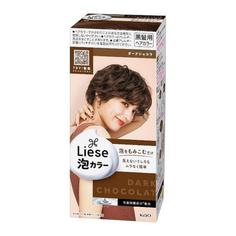 Kao Liese Creamy Bubble Hair Dye #DARK CHOCOLATE