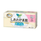 Kao Laurier F Happiness Bare Skin Ultra Slim Sanitary Napkins With Wings 20.5cm 24pcs