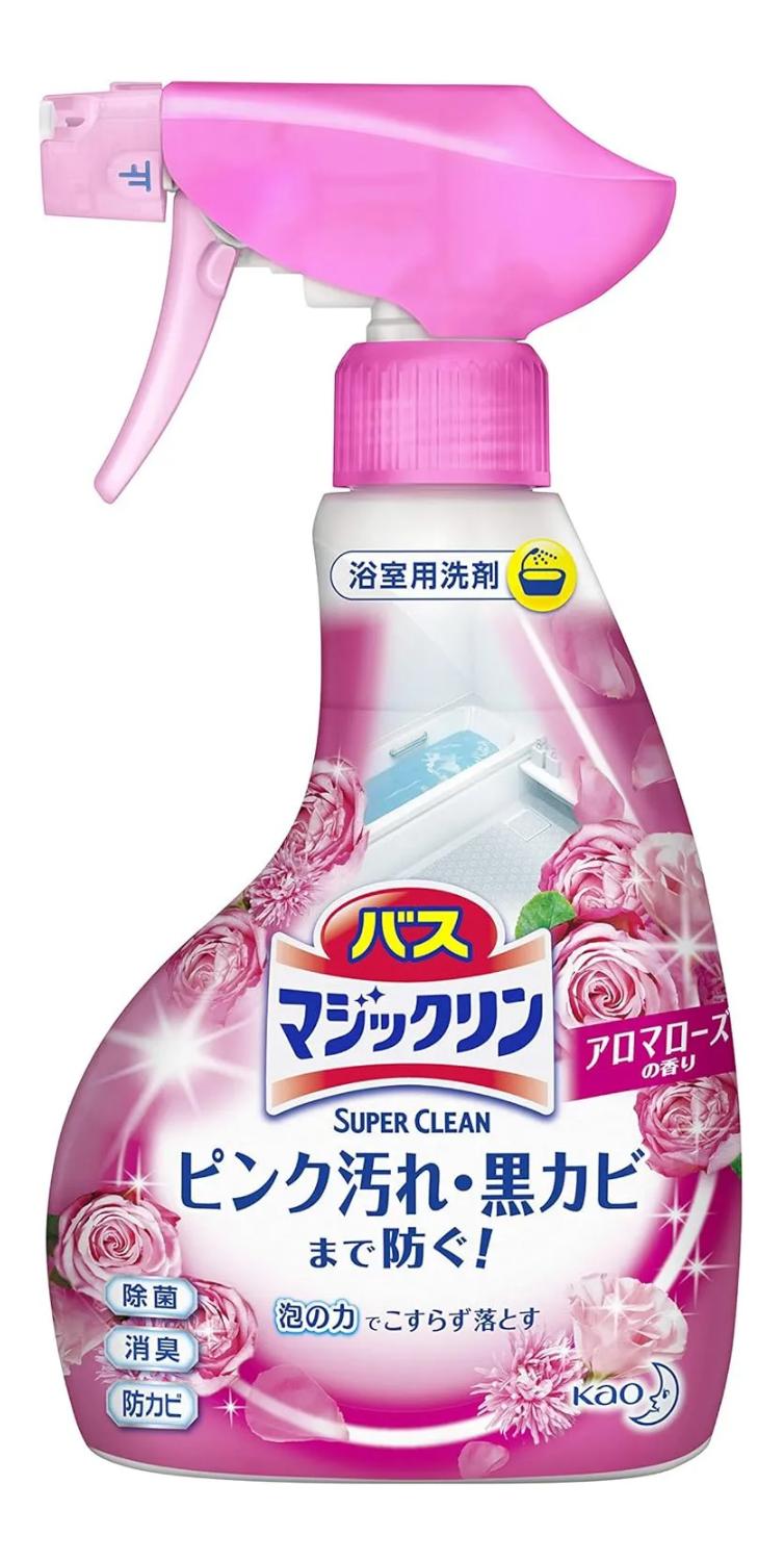 Kao Magiclean Bath Foaming Spray Super Clean Aroma Rose 380ml