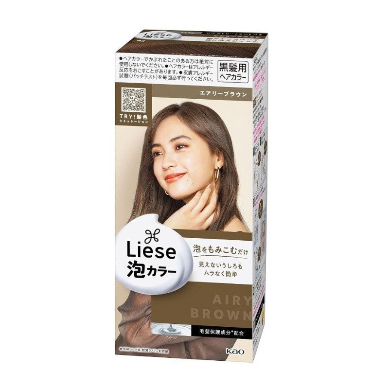 Kao Liese Bubble Hair Color Prettia Airy Brown