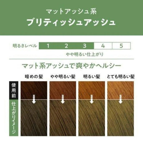 Kao花王Liese Prettia泡沫染发剂卡其森林色