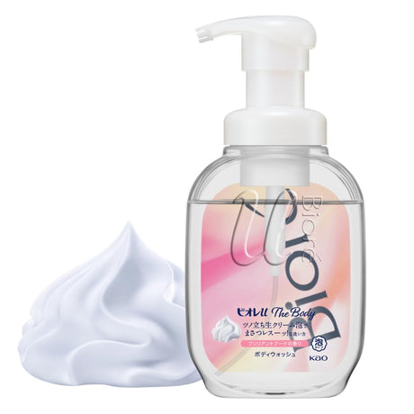 Biore碧柔U氨基酸弱酸泡沫沐浴露温和洁净奢华花香 540ml