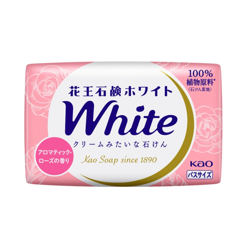 Kao花王White植物香皂玫瑰香 130g