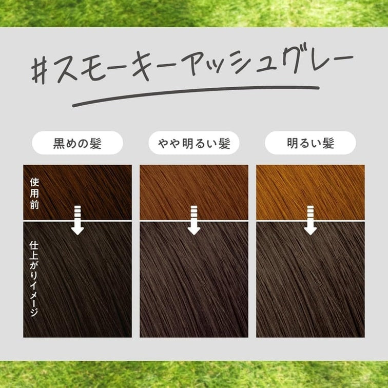 Kao Liese Creamy Bubble Hair Color Smoky Ash Gray 115ml