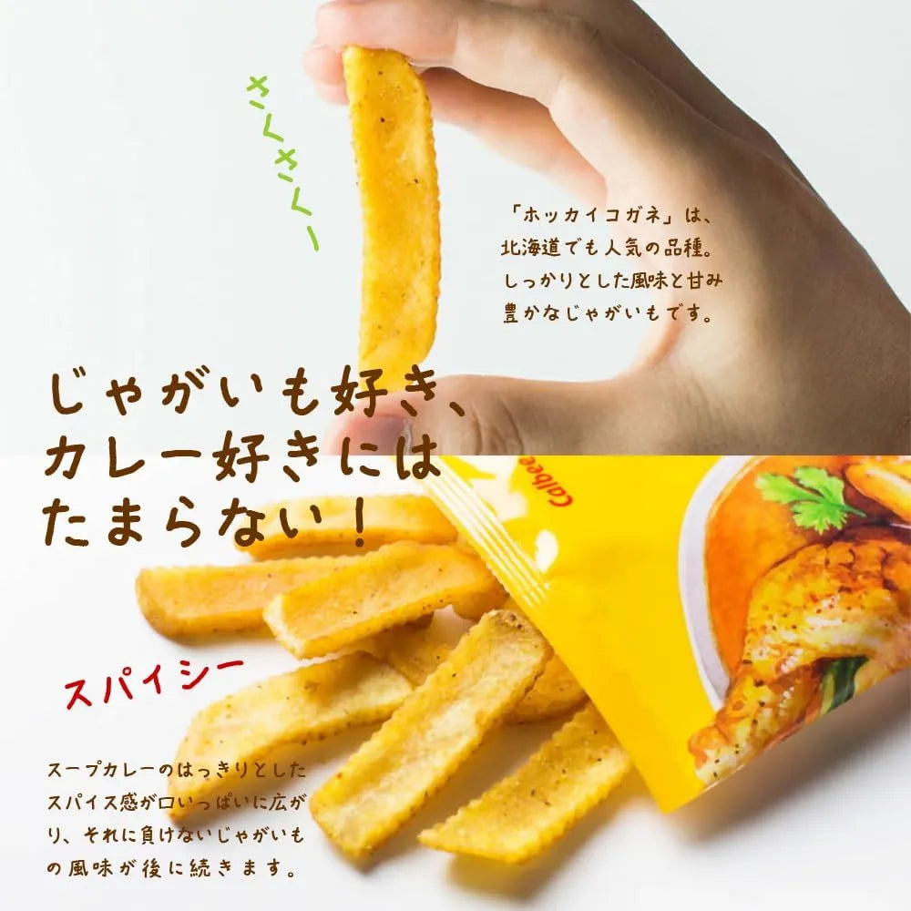 Calbee Hokkai Kogane Stick Soup Curry Flavor 102g