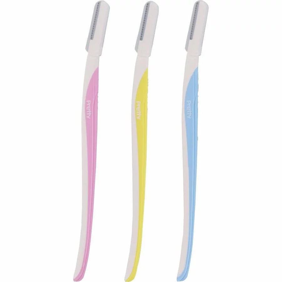 KAI Pretty Wide Eyebrow Razor 3pcs