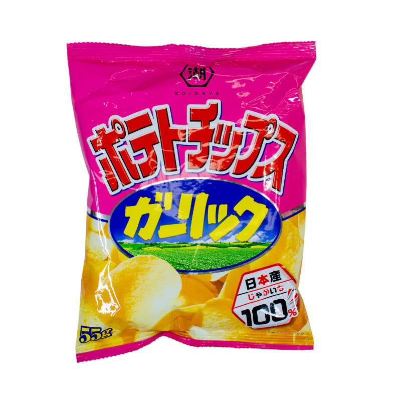 Koikeya湖池屋大蒜味薯片 55g