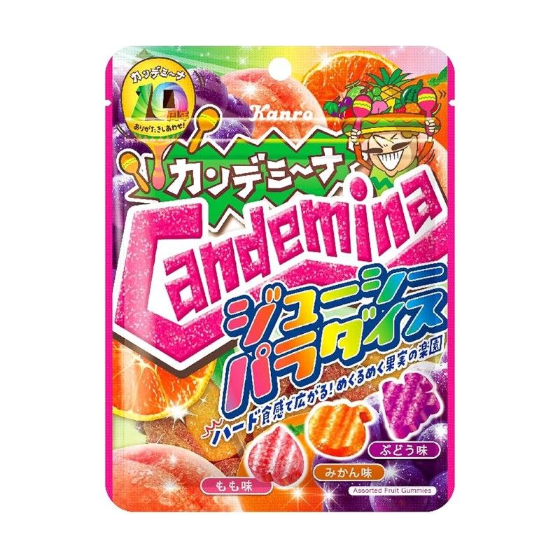 Kanro Candemina Hard Gummy Juicy Paradise 72g
