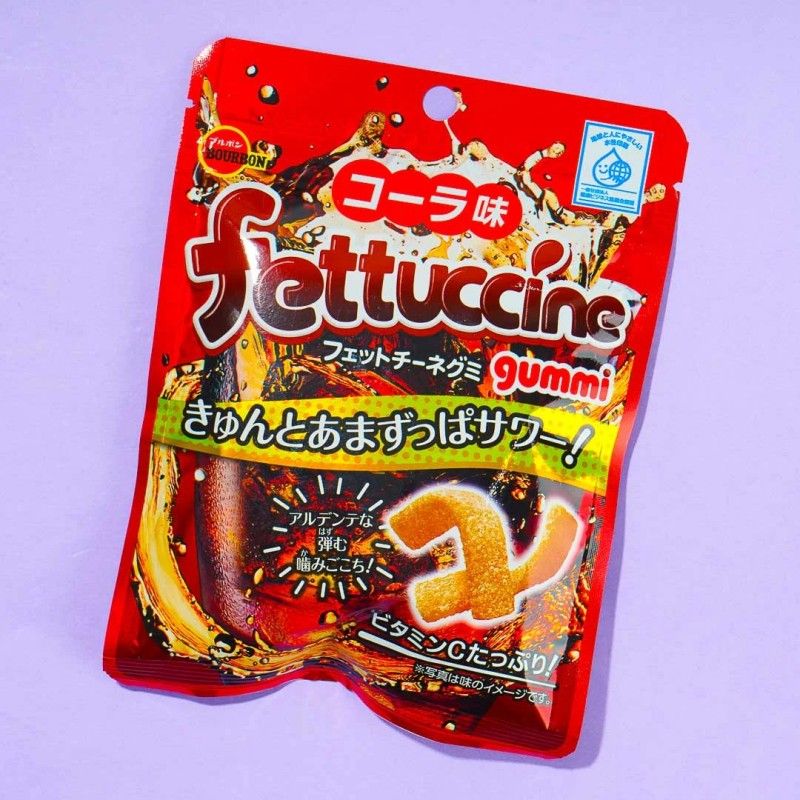 Bourbon Fettuccine超酸条形果汁软糖可乐味 50g