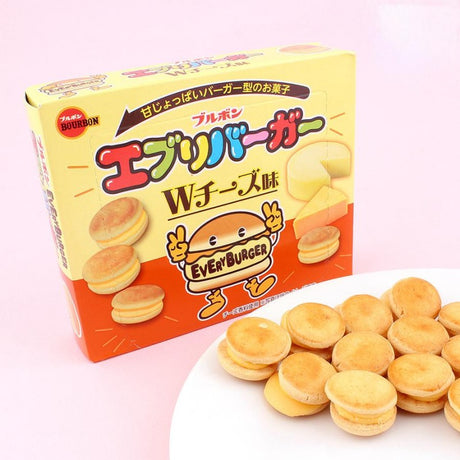 Bourbon Every Burger Chocolate Biscuit Double Cheese Flavour 58g