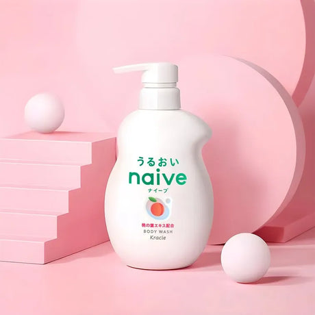 Kracie Naive Body Wash Peach Leaf 530ml