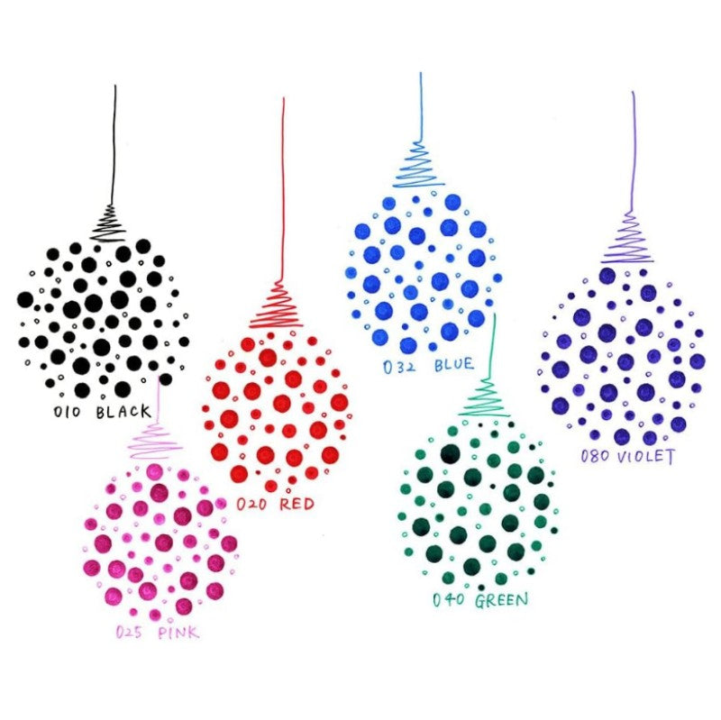 Kuretake ZIG Clean Color Dot Highlighter Black