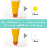 Kuretake Zig Clean Colour Dot Single Marker Metallic Blue